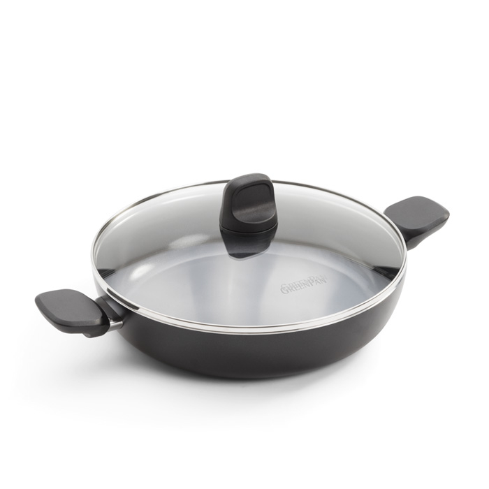 Skillet with glass lid